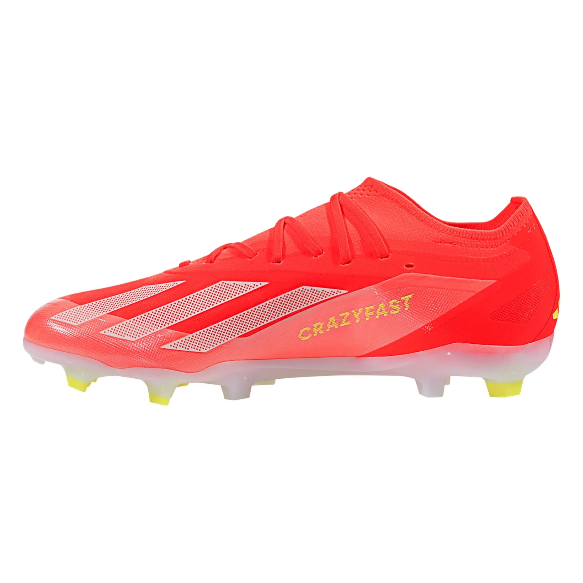 adidas X CrazyFast Pro FG Firm Ground Soccer Cleat - Solar Red/White/Solar Yellow